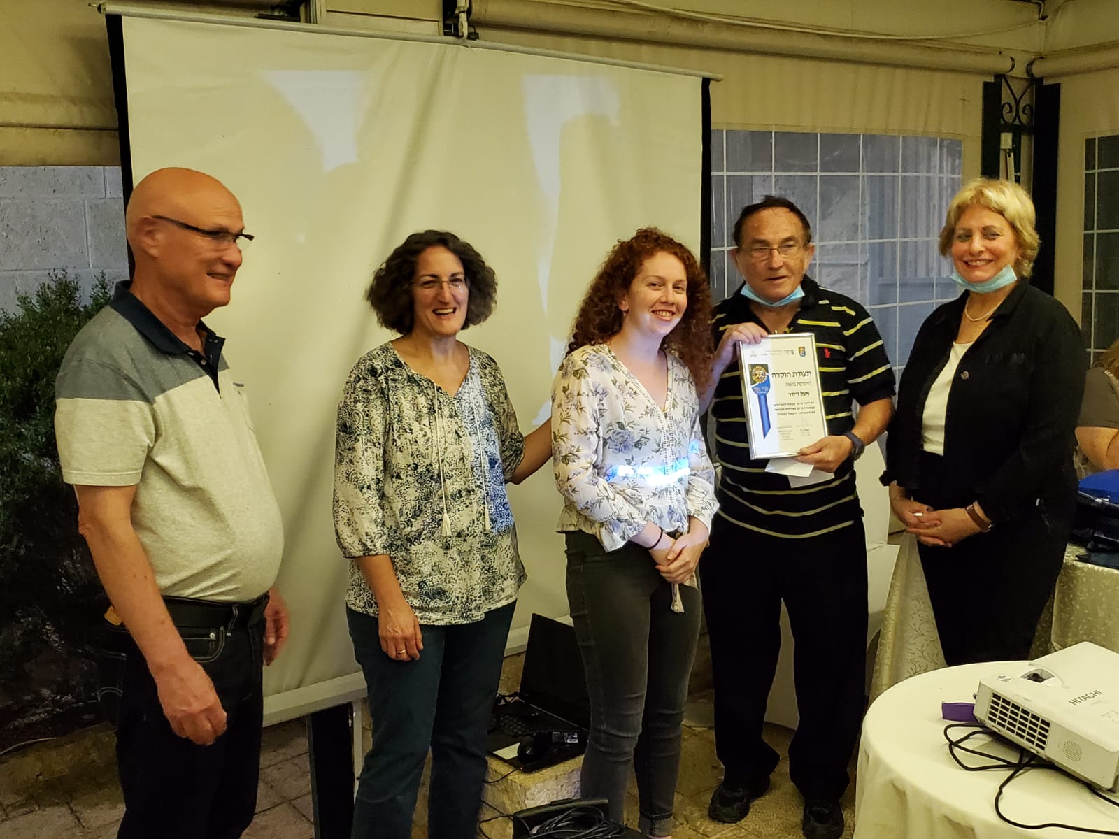 הענקת מלגות לרכזות מיזם הקשישים בפקולטה לרפואה