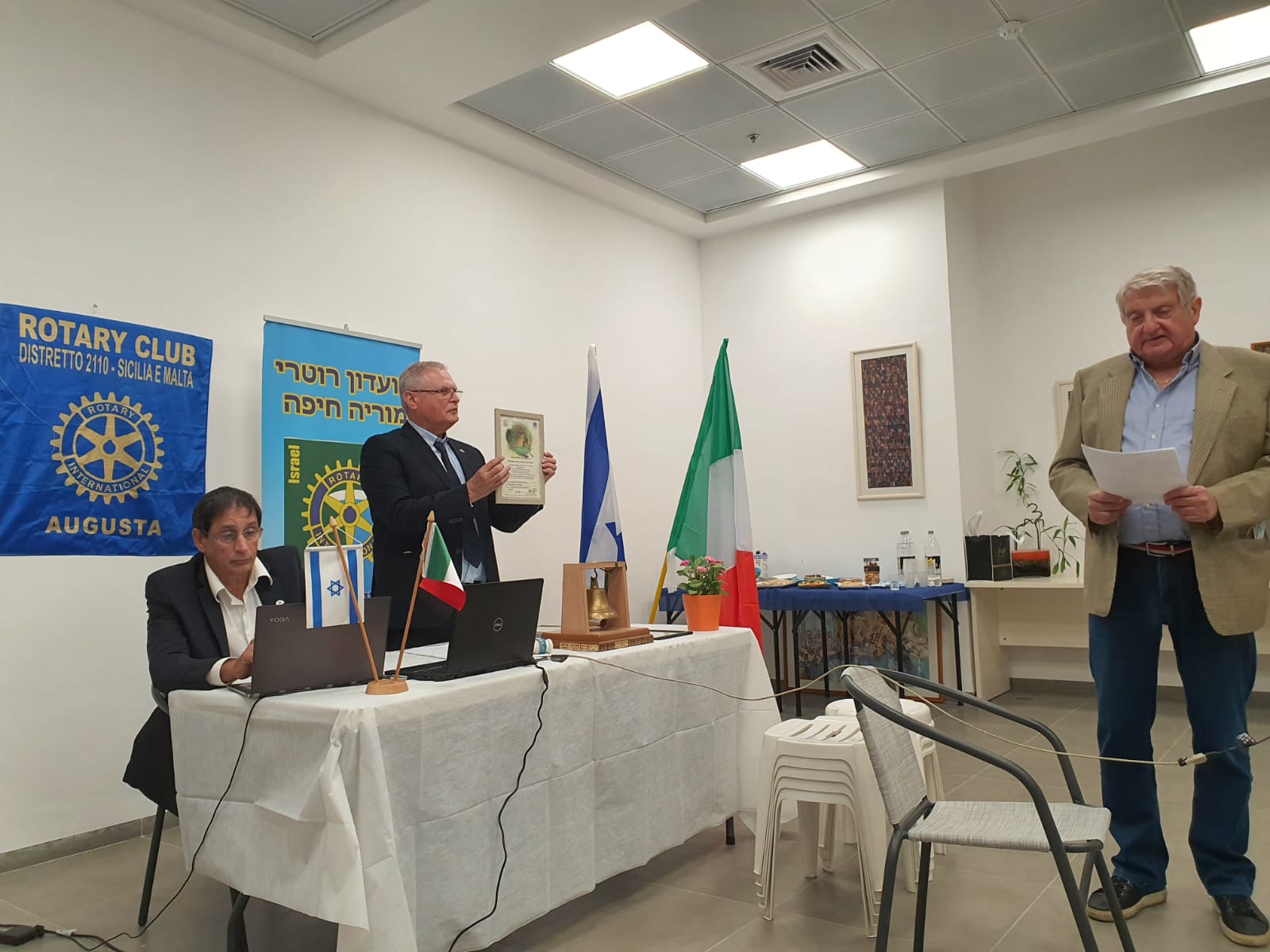 מפגש משותף עם מועדון אוגוסטה סיציליה