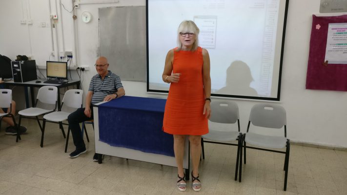 מנהלת החטיבה במפגש סיום